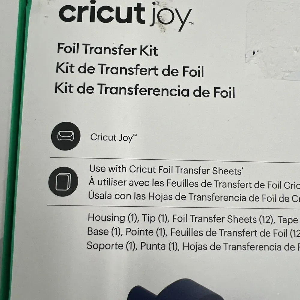 CRICUT JOY Foil Transfer Kit For Use With Cricut Joy Machine #2009056 Lot‎ Of 2